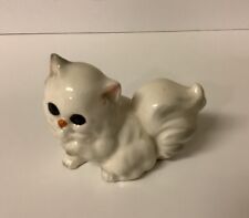 Vintage Napcoware White Kitten Figurine 3 1/2 X 2”Made In Japan Collectible picture