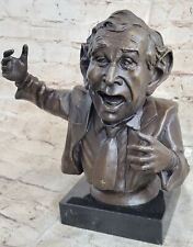 Genuine Solid Bronze Unique George W Bush Sculpture Hot Cast Figurine Figure Art picture