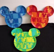 Disney Store Melamine Plates Mickey Mouse 10x12