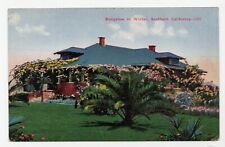 Vintage Home in Southern California CA Lithograph Unposted Postcard picture