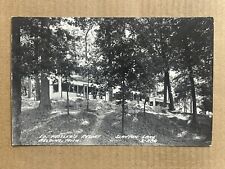 Postcard RPPC Belding MI Michigan Slayton Lake Ed Hessler's Resort Vintage Photo picture