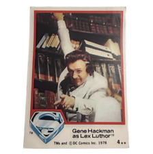 #4 1978 SUPERMAN - VINTAGE Base Set - Topps UK 1st Series Card picture