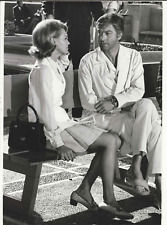 ANGIE DICKENSON RELAXING BETWEEN TAKES  VINTAGE 10X7 RARE  PHOTO DICK VAN DYKE picture