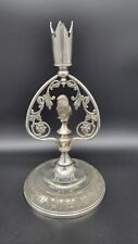 Rare Antique WM. Rogers & Son Silverplate Parrot Candle holder, 9 1/2