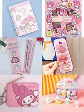 Sanrio My Melody Gift Set Sticker/Notebook/Wallet/hair Clips/Pencils/ Eraser picture