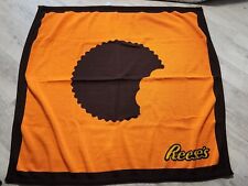 VINTAGE HUDSON BLANKETS REESE'S PEANUT BUTTER CUP ACRYLIC THROW USA 68