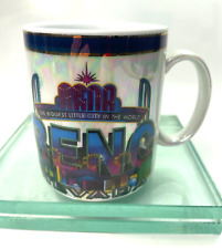 Reno Nevada Coffee Mug The Biggest Little City in the World 10 oz Cup B34 picture