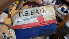 Vintage Lunch Box Metal U.S Mail Rough but Rare picture