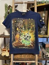 Disney Disneyland Hong Kong Shirt Mystic Manor Small Mens Blue Mickey EUC picture