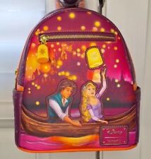NEW WITH TAGS Loungefly Disney Tangled Rapunzel And Flynn Boat Mini Backpack picture