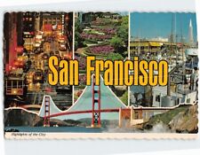Postcard Highlights of the City San Francisco California Landmarks USA picture