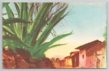 Pintoresco Pueblito de Jilotepec MX Mexico 1939 Art Postcard by Luis Marquez picture
