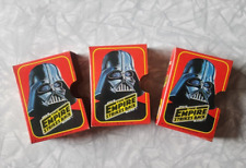 Star Wars The Empire Strikes Back Collecting Box 1980 Topps - lot of (3) picture