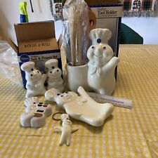 Vtg Pillsbury Doughboy Lot Utensil Holder, S&P Shakers, Spoon Rest And More picture