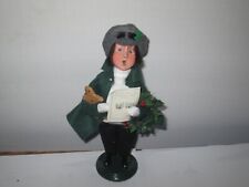 Byers Choice 2015  Boy with Holly Wreath, Cookie and Letter to Santa New picture
