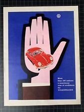 Rare Vintage 1958 Volkswagen Print Ad picture