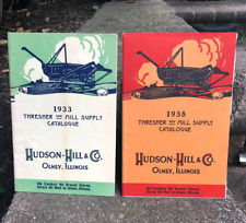 1933 & 1938 Hudson Hill Co. Threshers & Mill Supply Catalogs...2 Items picture