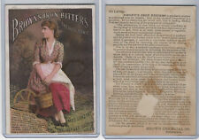 Victorian Card, 1890's, Brown's Iron Bitters, Mrs. Langtry, The Jersey Lily picture