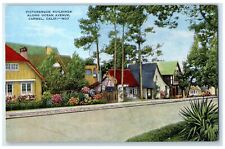 c1940's Picturesque Buildings Along Ocean Avenue Carmel California CA Postcard picture