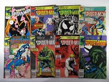 Lot of 8 Marvel Comic Books, Web Of Spider-Man (1986-1988)  (G DD) picture