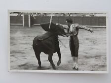 1900s Antique Tarjeta Postal Postcard RPPC Bullfighting Fighters   A1472 picture