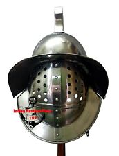 Larp Farbri Murmillo Gladiator Helmet Medieval Knight Crusader Fabri Armor Suit picture