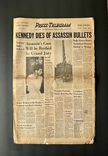 Robert F. Kennedy Assassinated Newspaper 1968 • Press Telegram • Long Beach CA. picture