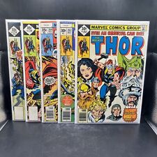THOR Lot Of 5 Marvel Comics Issue #s 262 263 269 270 & 274 Whitman (A33)(15) picture