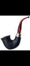 Peterson Dracula Sandblasted 05 Bent Fishtail Tobacco Pipe picture