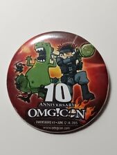 2015 Omg Con 10th Anniversary Owensboro Ky June 12-14 Logo Pinback Button  picture