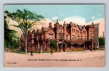 Buffalo NY-New York, Exterior Castle Inn, c1908, Vintage Postcard picture