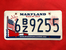Maryland License Plate 6BZ9255 ...... Expired / Crafts / Collect / Specialty picture