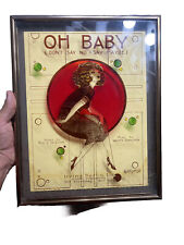 Vintage 1972 Oh Baby (Don’t Say No-Say Maybe) Broadway Shadow Box Wall Decor picture