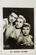 Maurice Seymour Real Photo: Show Business, Dancers, The Marino Sisters, 1940s. picture