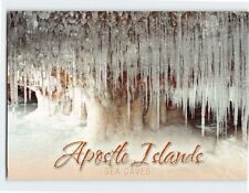 Postcard Apostle Islands Sea Caves Lake Superior Bayfield Wisconsin USA picture