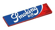 25 Smoking Blue Ultra Thin True King Size Rolling Papers Packs (33 Leaves/Pack) picture