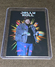 Jelly Roll Custom Holo Refractor Prizmatic Card in top loader picture