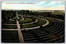 Postcard Soldiers National Cemetery, Gettysburg PA L208 picture