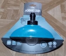 Retro Pendant Lamp 80 Lumens Wide Beam Battery Operated Blue Brand New picture