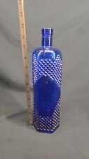 Vintage Colbalt Blue Glass Rare 12 In   No Cork picture