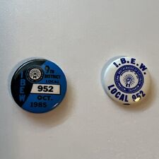 Pair Of Vintage IBEW Pins picture