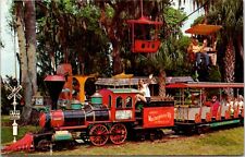 Train Ride Masterpiece Gardens Lake Wales Florida Vintage Postcard spc2 picture