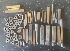 MACHINIST Lot Used LATHE Bits And Inserts Everything Pictured picture