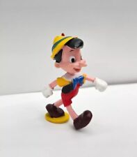 Vintage Pinocchio Walking PVC Plastic Action Figure Disney Cake Topper 2.5