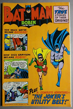 Lot of 2 DC Comic Book Promos - SUPERMAN - BATMAN - Origins Plus - 1966 picture