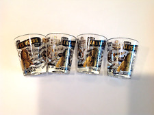 Vintage Las Vegas Shot Glass Casinos Topless Lady-Lot of 4 picture