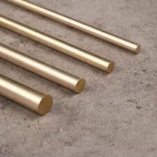 5Pcs Brass Rod Pins 200mm Length Knife Handle Pin Rivets 3/4/5/6mm Diameter US picture