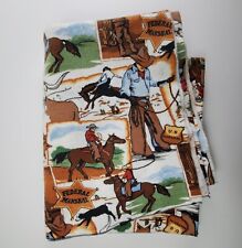 Western Cowboy Blanket Sheriff Marshall Country Vintage Twin 70