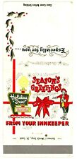 Holiday Inn, Season's Greetings, From Your Innkeeper Vintage Matchbook Cover picture