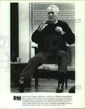 1995 Press Photo Actor Paul Newman during interview in, Inside The Actors Studio picture
